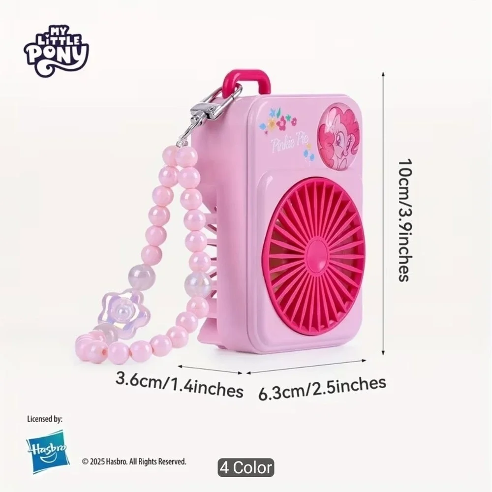 My Little Pony Flower Bead Chain Mini Fan Portable Handheld MLP PINKIE PIE Pink‎